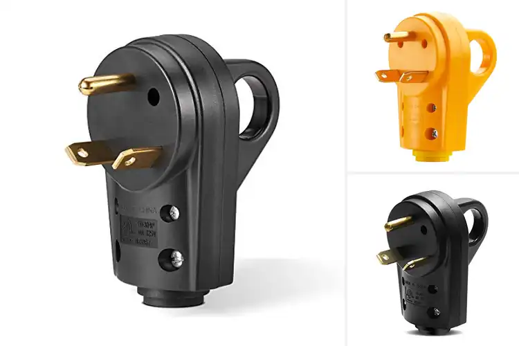 Detailed view of Best 30A Male Plugs with Handles