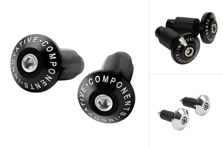 Detailed view of Best 7/8 Inch Handlebar End Plugs: Ride Safer, Look Better