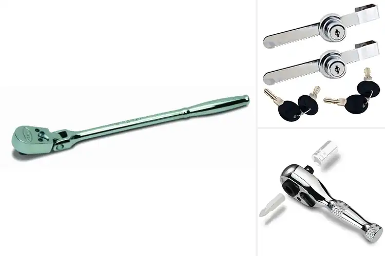 Detailed view of Best Chrome Finish Ratchets
