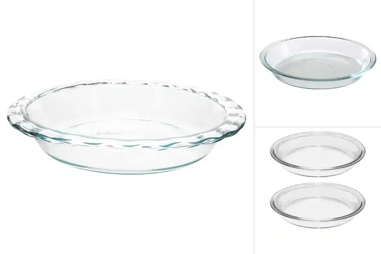 Detailed view of Best Clear Glass Pie Plates