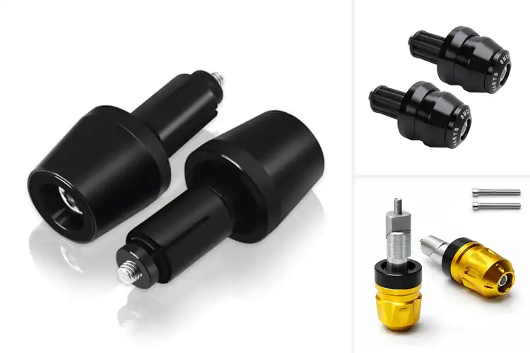 Detailed view of Best CNC Aluminum Bar End Plugs: Protect Your Bike in Style