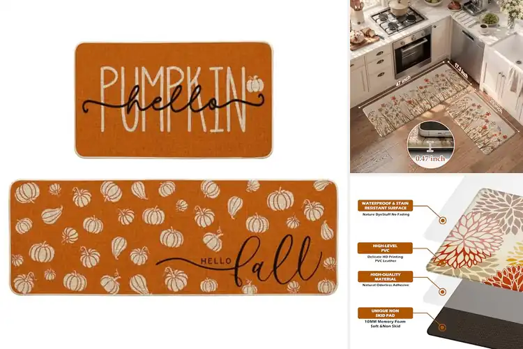 Detailed view of Best Fall Kitchen Mats: Top 10 Cozy Picks for Autumn Comfort