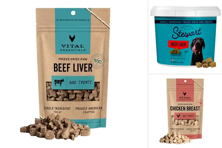 Detailed view of Best Freeze-Dried Dog Treats