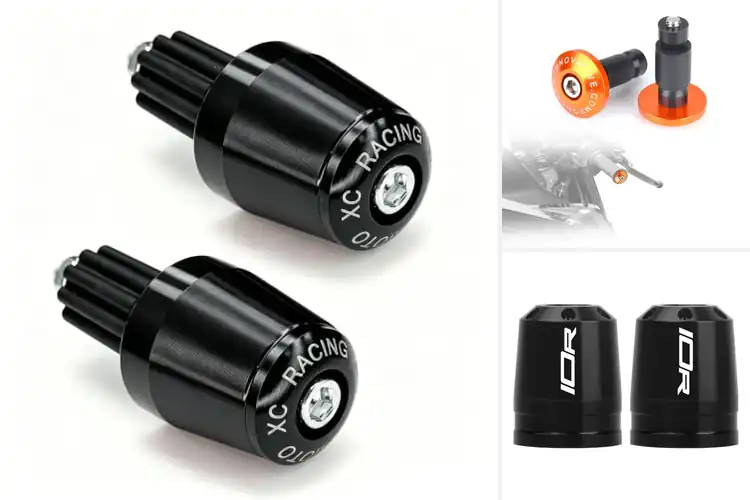 Detailed view of Best Motorcycle Handlebar End Protectors