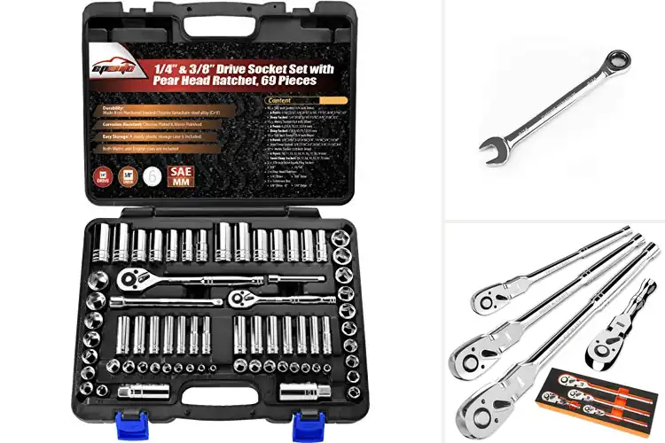 Detailed view of Best Professional Chrome Ratchets