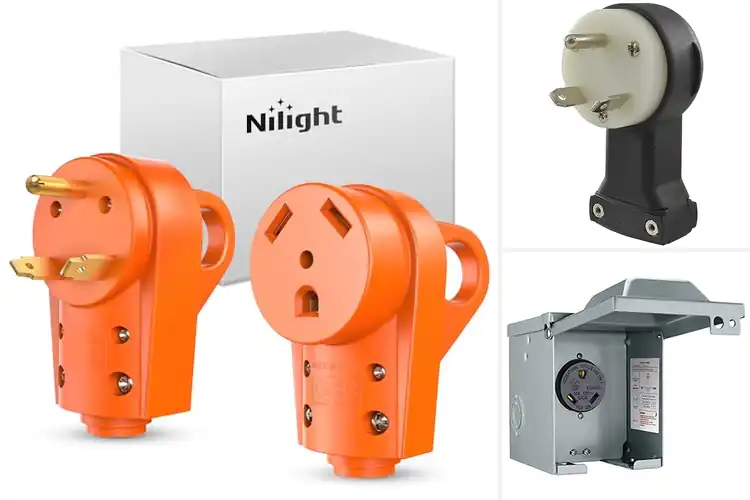 Detailed view of Best RV 30-Amp Plugs