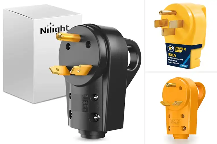 Detailed view of Best RV Male Plugs