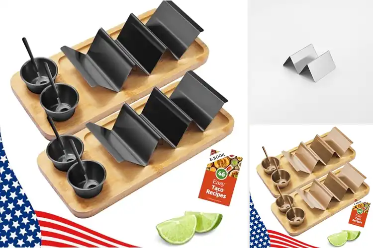 Detailed view of Best Taco Presentations: Top Holders & Plates for Fun Nights